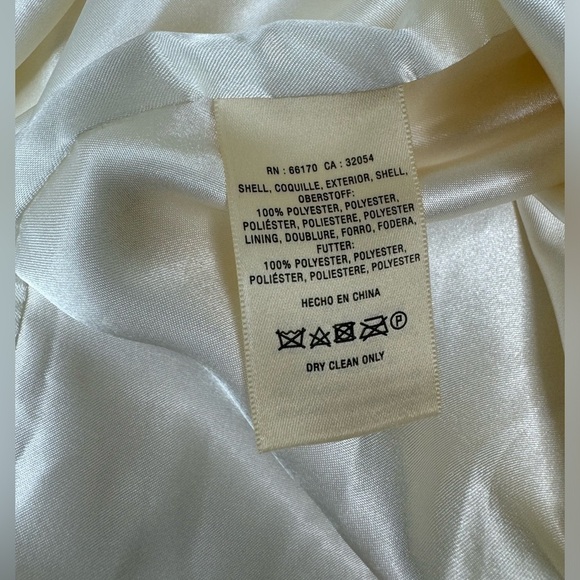 NWT Anthropologie X BHLDN Jill Stuart Barrett Ivory Mini Dress Womens Size 12 - Picture 8 of 12